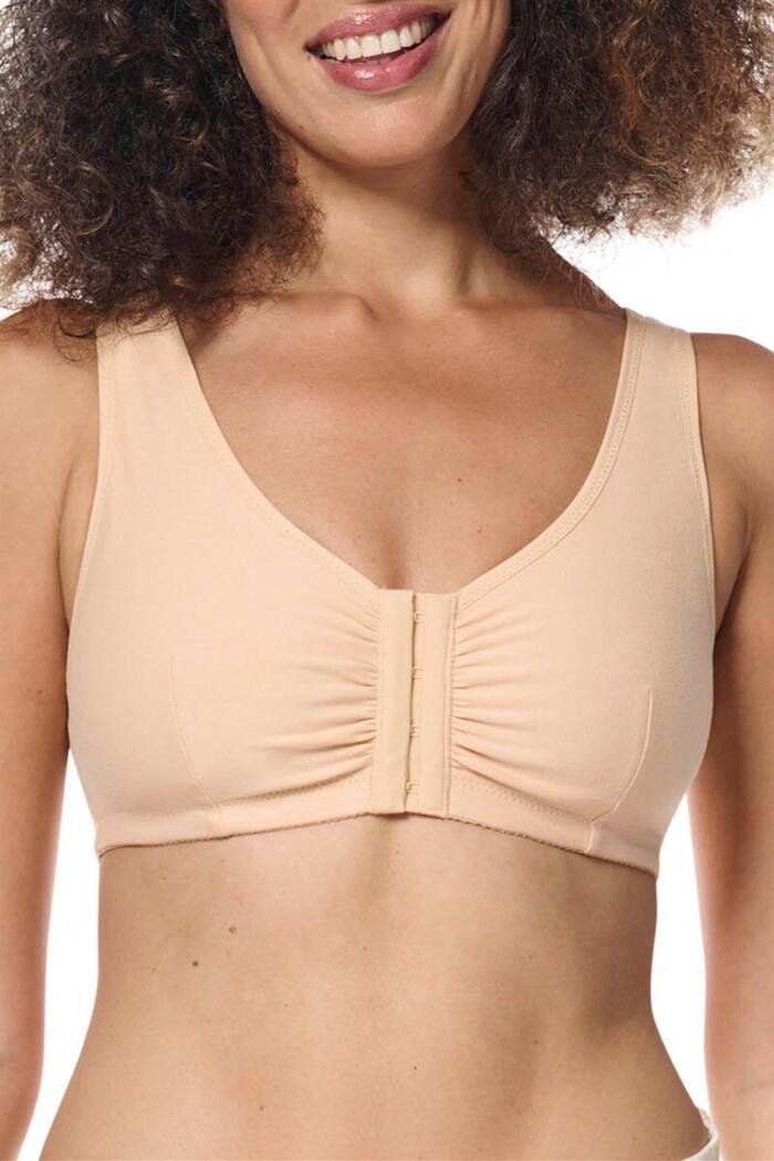 Frances Non-Wired Bra with Front Closure