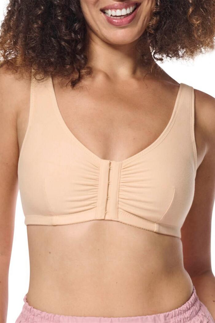 Fleur Non-Wired Bra with Front Closure