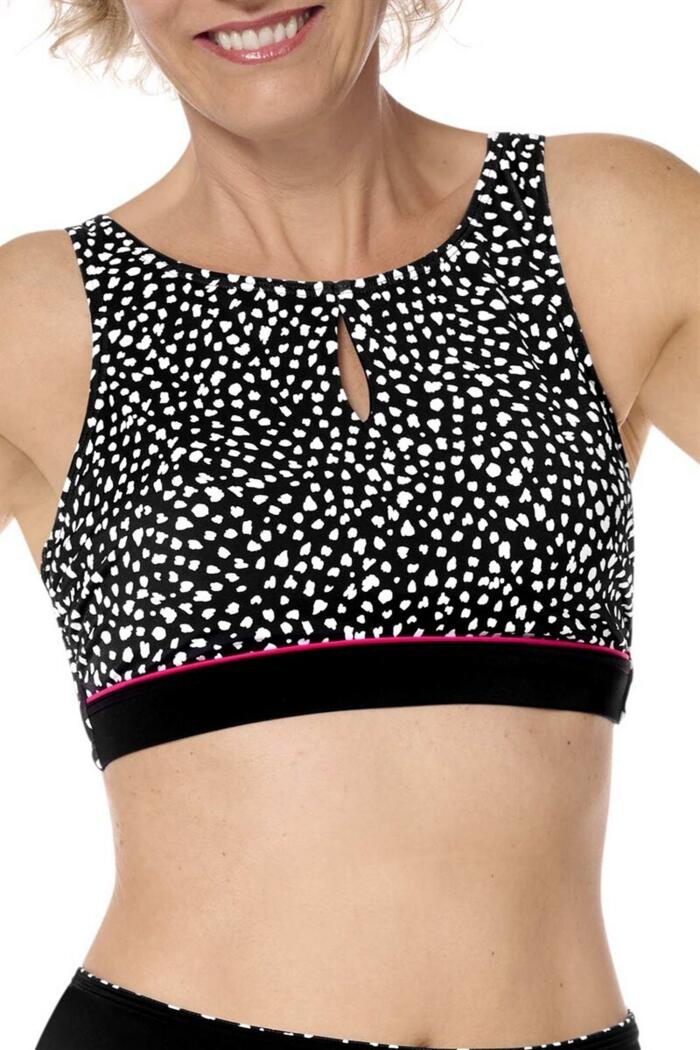 Manila Top de bikini de escote alto