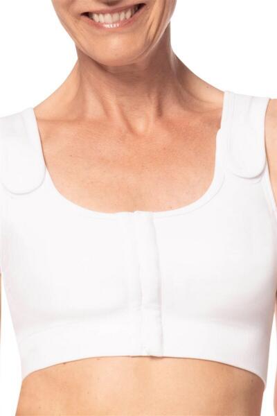 Sina Post Surgery Bra with Front Closure - Sina Post Surgery Bra with Front Closure offers medium pressure and strong, stretchable material for optimal breast immobilization and comfort after surgery. - 45007