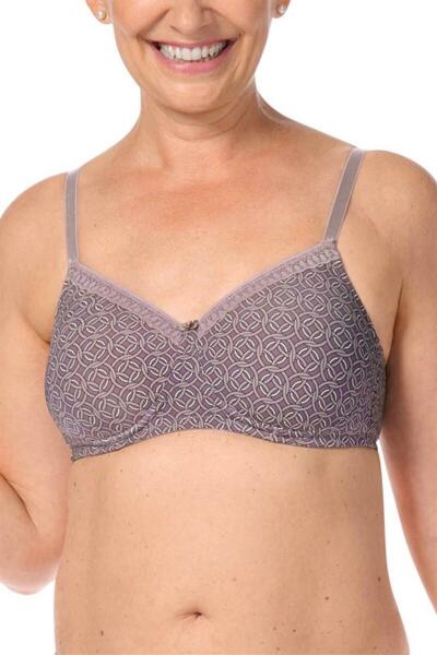 Liz Non-Wired Padded Bra - Liz SBP Non-Wired Padded Bra offers comfortable support without wires, ideal for everyday wear. - 45052