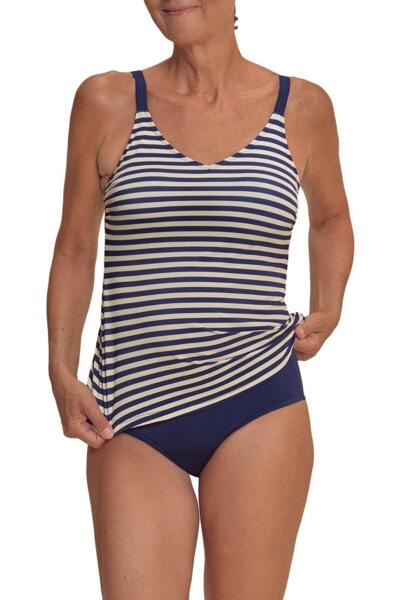 Casoria Tankini - Casoria Tankini har en støttende indvendig bustier med lommer, der holder brystprotesen sikkert og beskytter sart hud med UPF 50+ materiale. - 71790