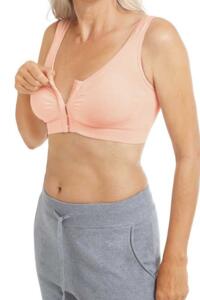 Clara Wire-Free Bra with Front Closure Alt 1