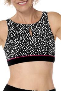 Manila Top de bikini de escote alto